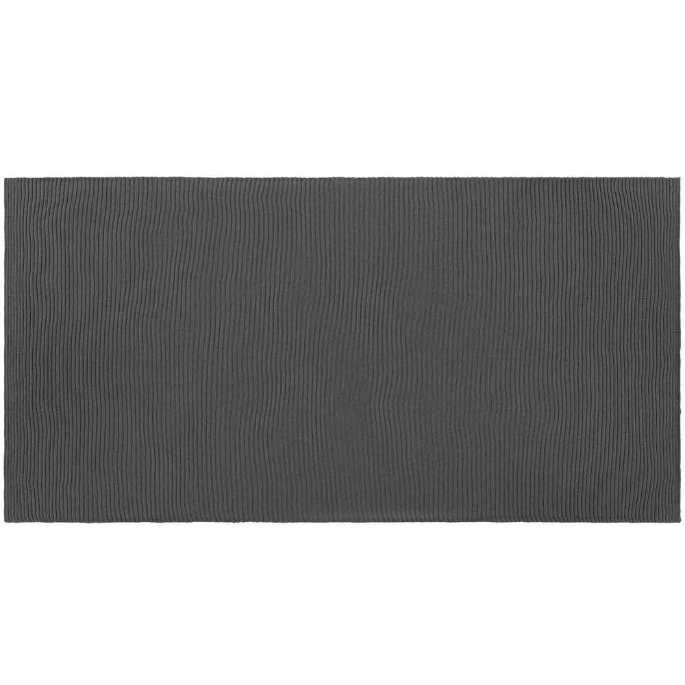 Плед Quill, темно-серый 110x170 см - фото 4