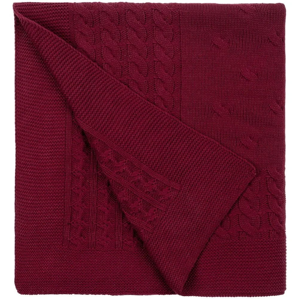 Плед Reframe, бордовый - фото 1