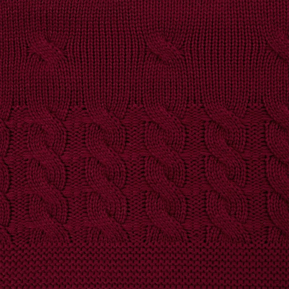 Плед Reframe, бордовый - фото 3