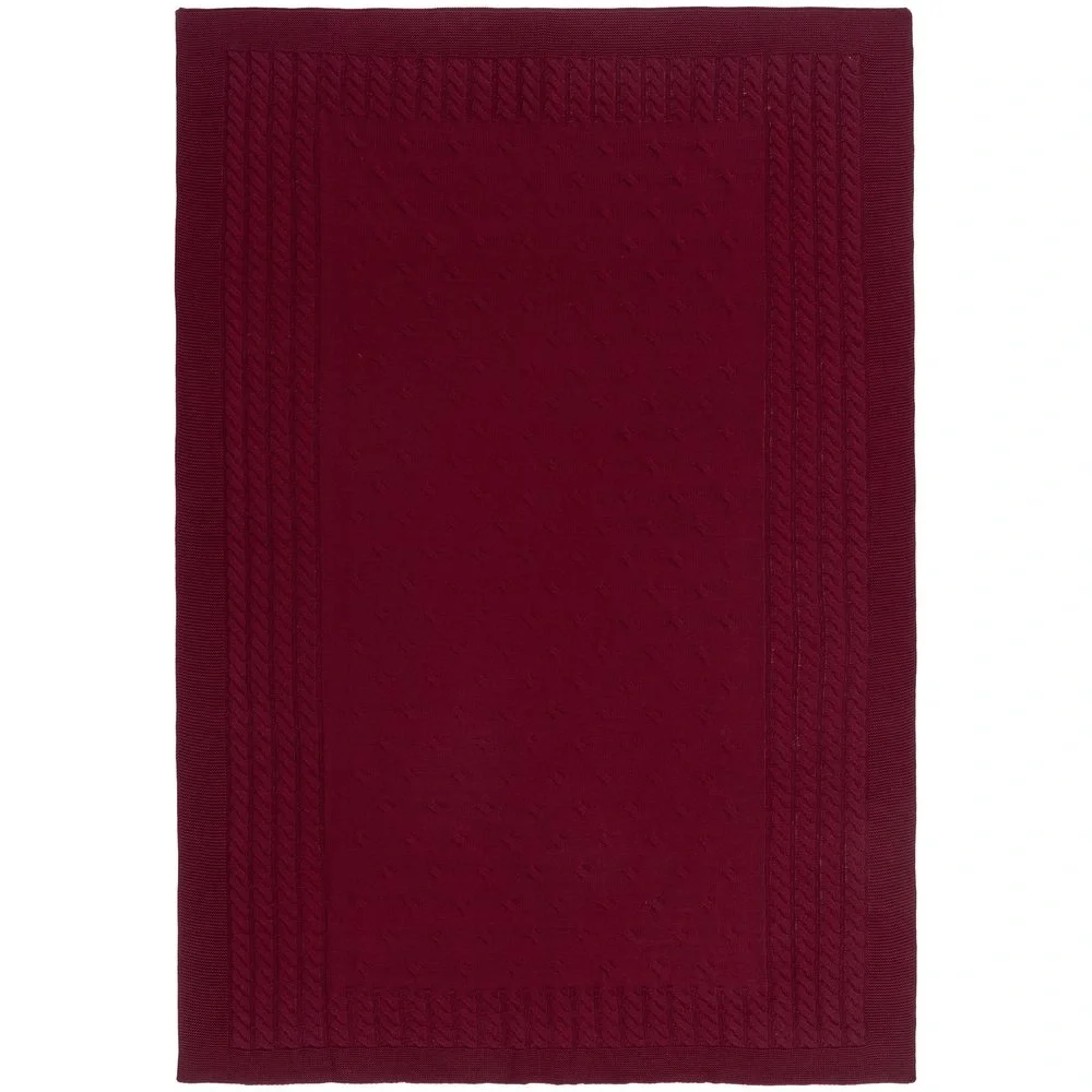 Плед Reframe, бордовый - фото 4