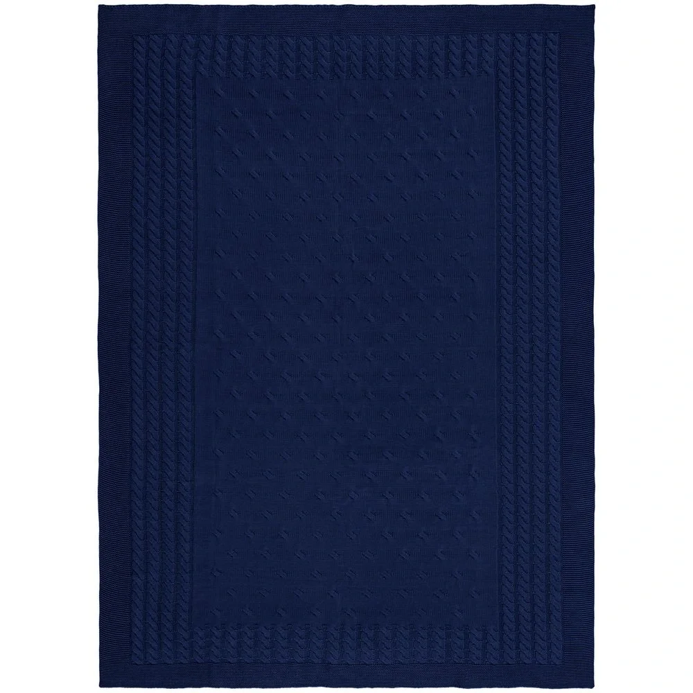 Плед Reframe, темно-синий (сапфир) - фото 4