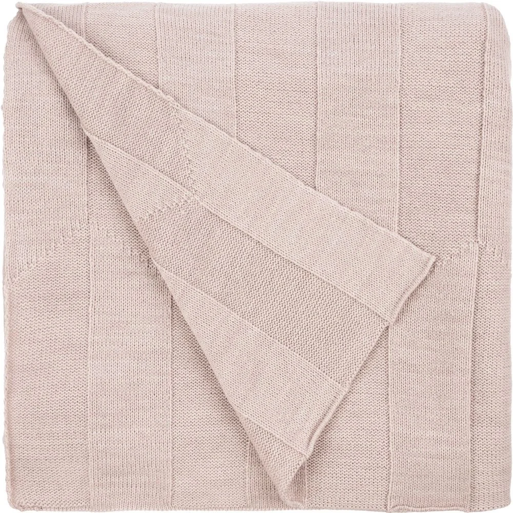 Плед Rombus, бежевый меланж 110x170 см - фото 3