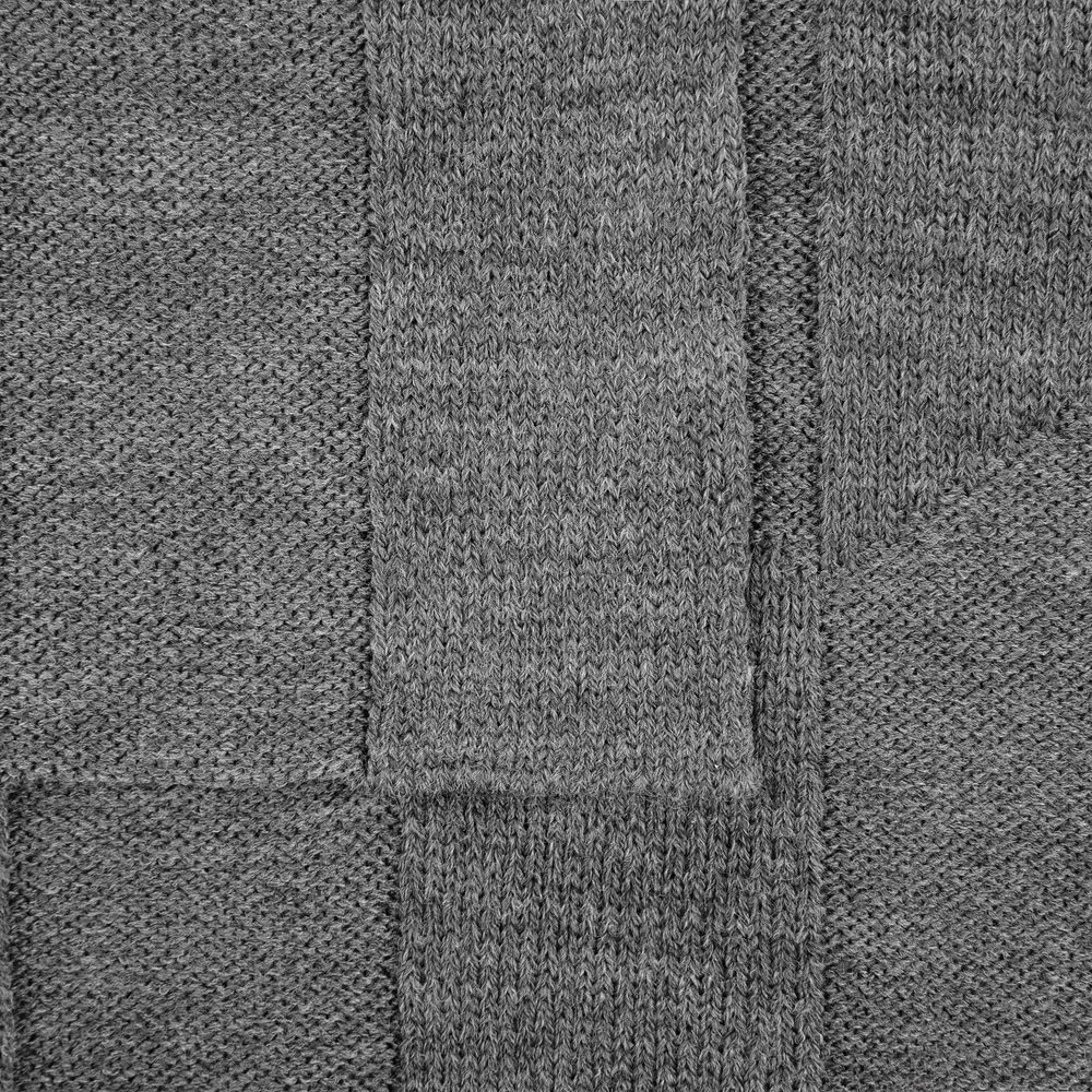 Плед Rombus, серый меланж 110x170 см - фото 4