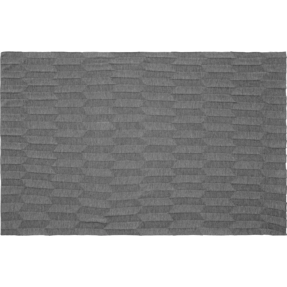 Плед Rombus, серый меланж 110x170 см - фото 5