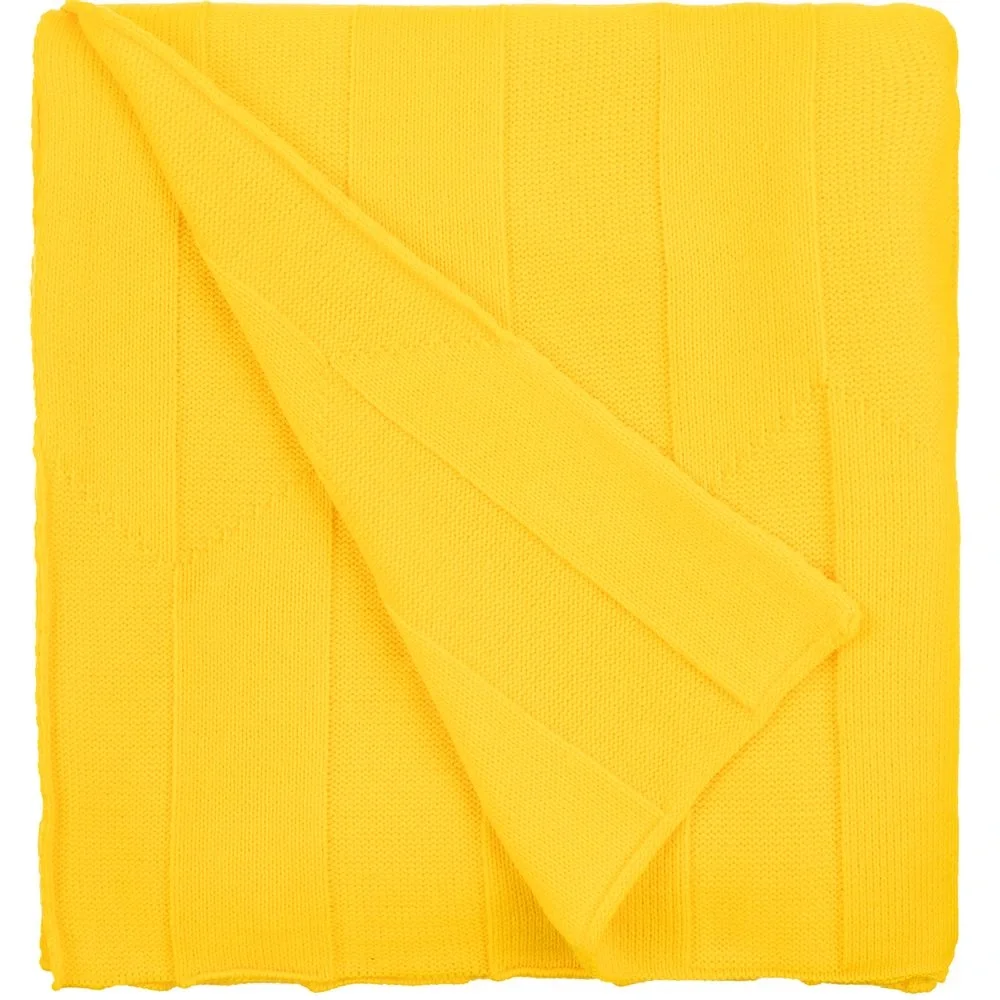 Плед Rombus, желтый 110x170 см - фото 3