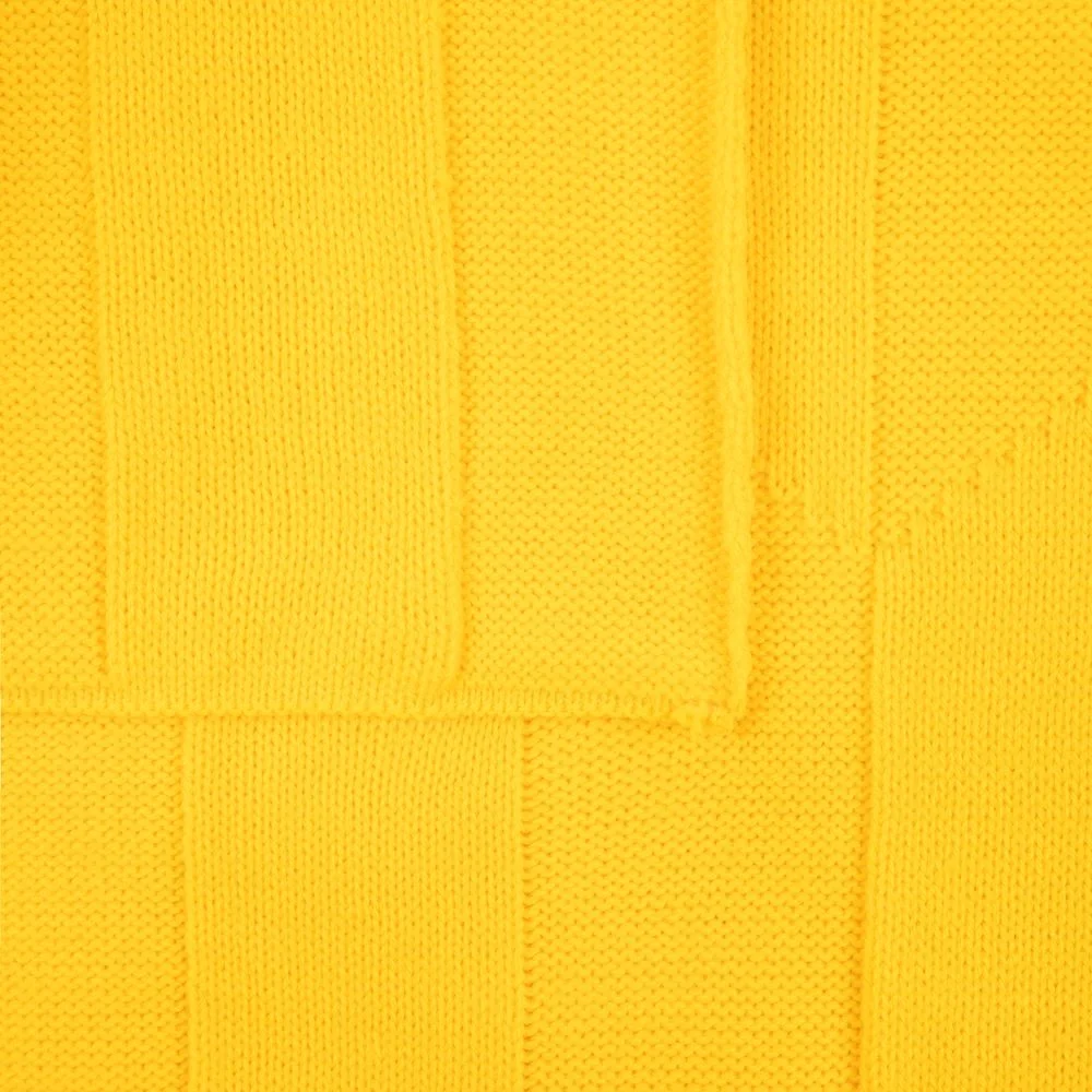 Плед Rombus, желтый 110x170 см - фото 4