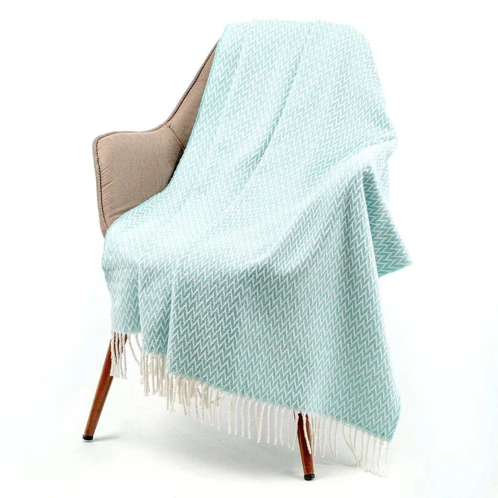 Плед Sagunt, мятный 140х200 см - фото 4