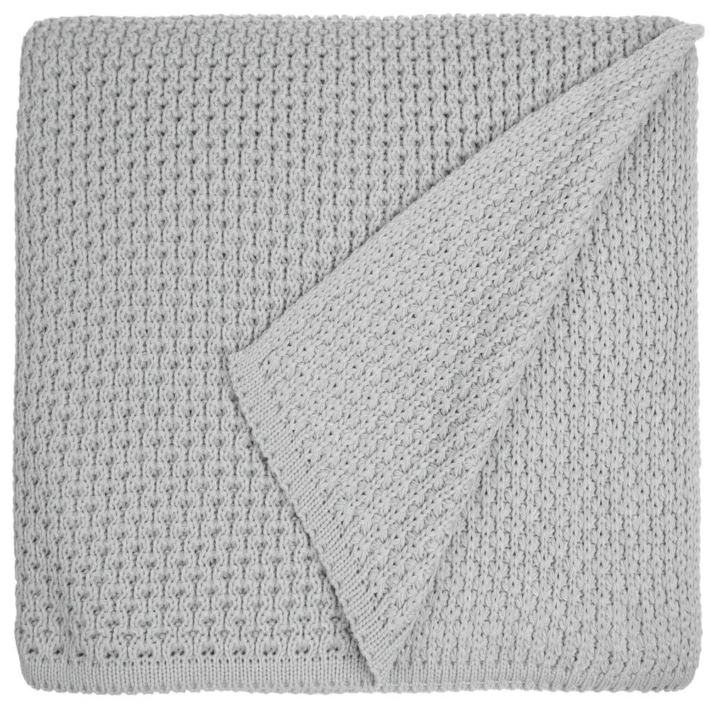 Плед Serenita, светло-серый 110х170 см - фото 1