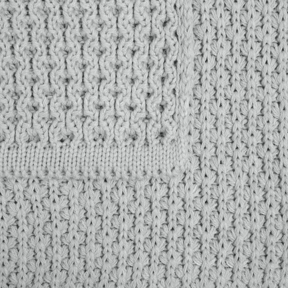 Плед Serenita, светло-серый 110х170 см - фото 3