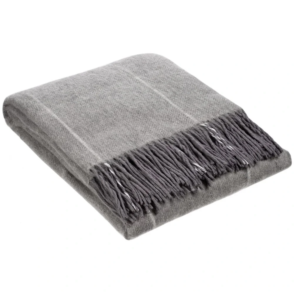 Плед «Шамони», серый 140х200 см - фото 3