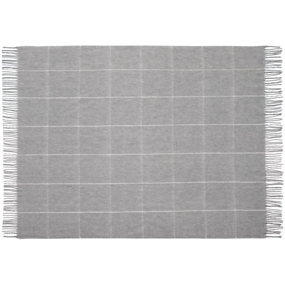 Плед «Шамони», серый 140х200 см - фото 4