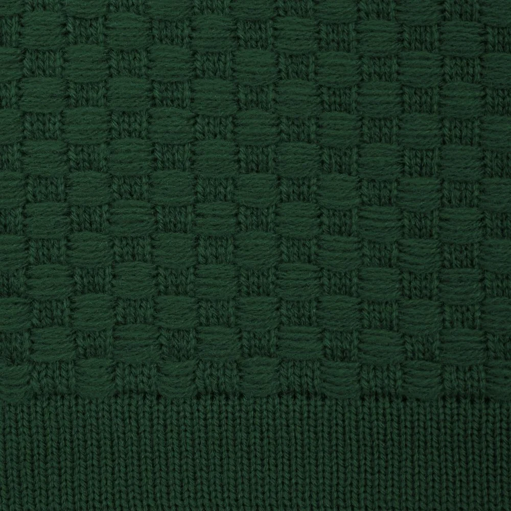 Плед Sheerness, темно-зеленый 110х160 см - фото 4