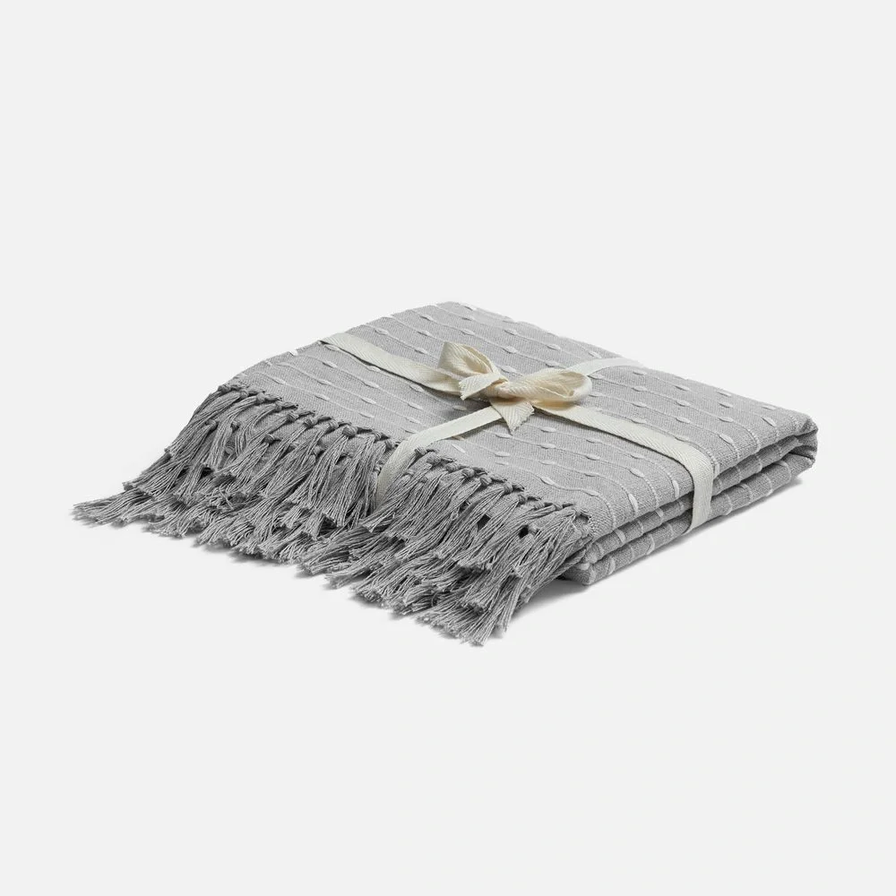 Плед Shimla, серый 130x160 см - фото 1