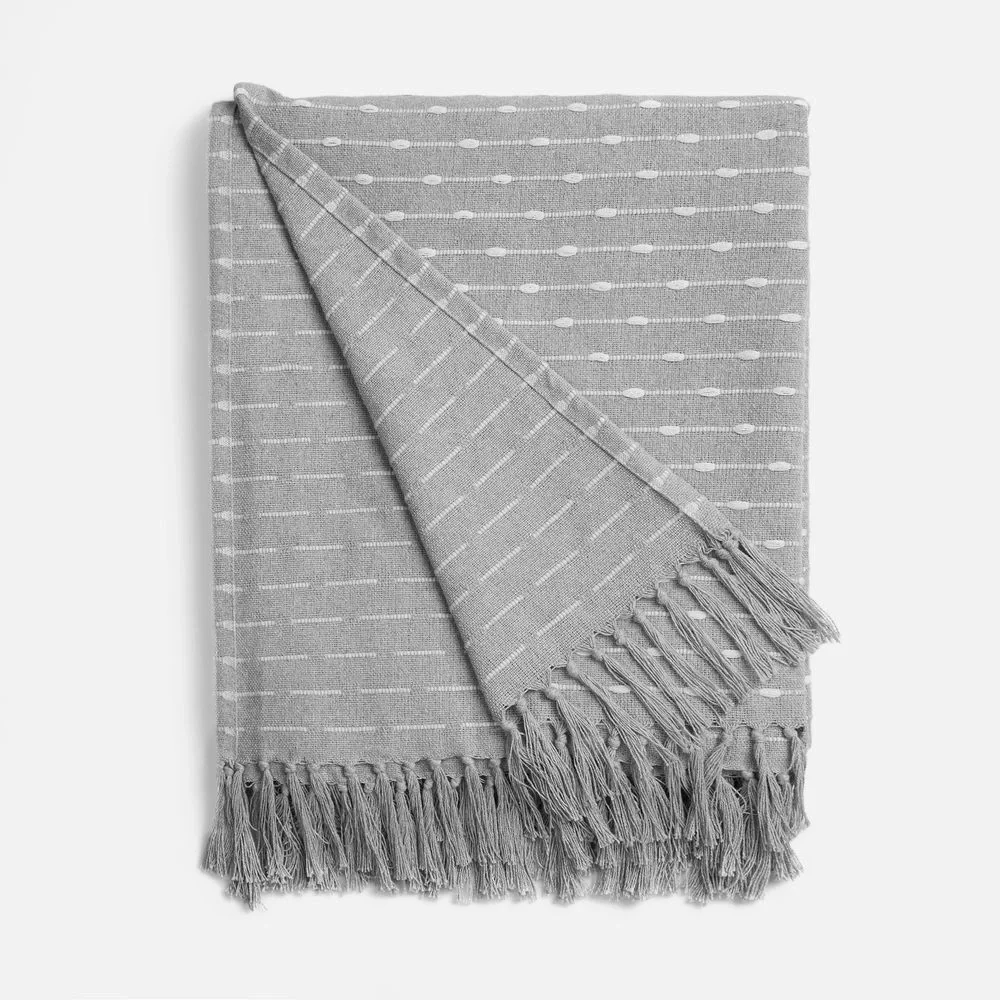 Плед Shimla, серый 130x160 см - фото 3