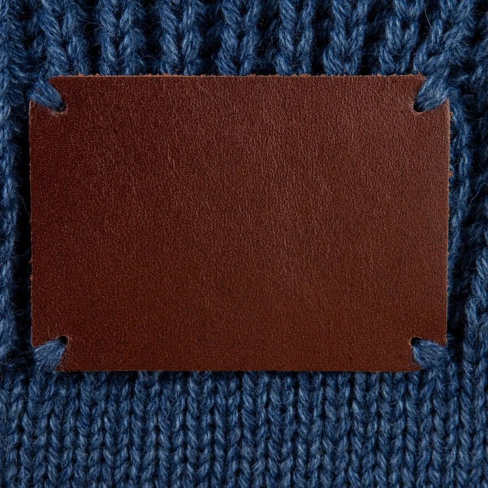 Плед Shirr, синий (деним) 125х170 см - фото 5