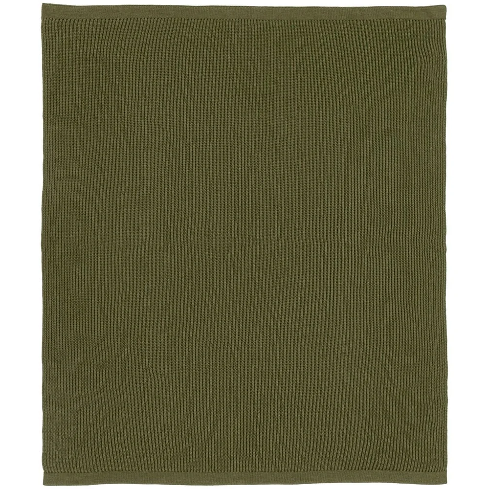 Плед Shirr, зеленый (оливковый) 125х170 см - фото 6