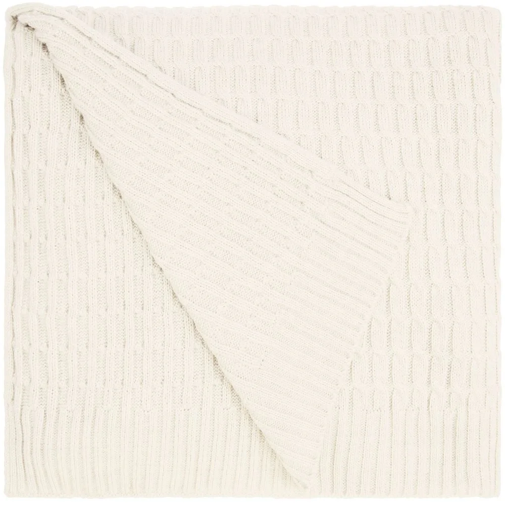 Плед Slumberland, белый (молочный) 120х170 см - фото 2