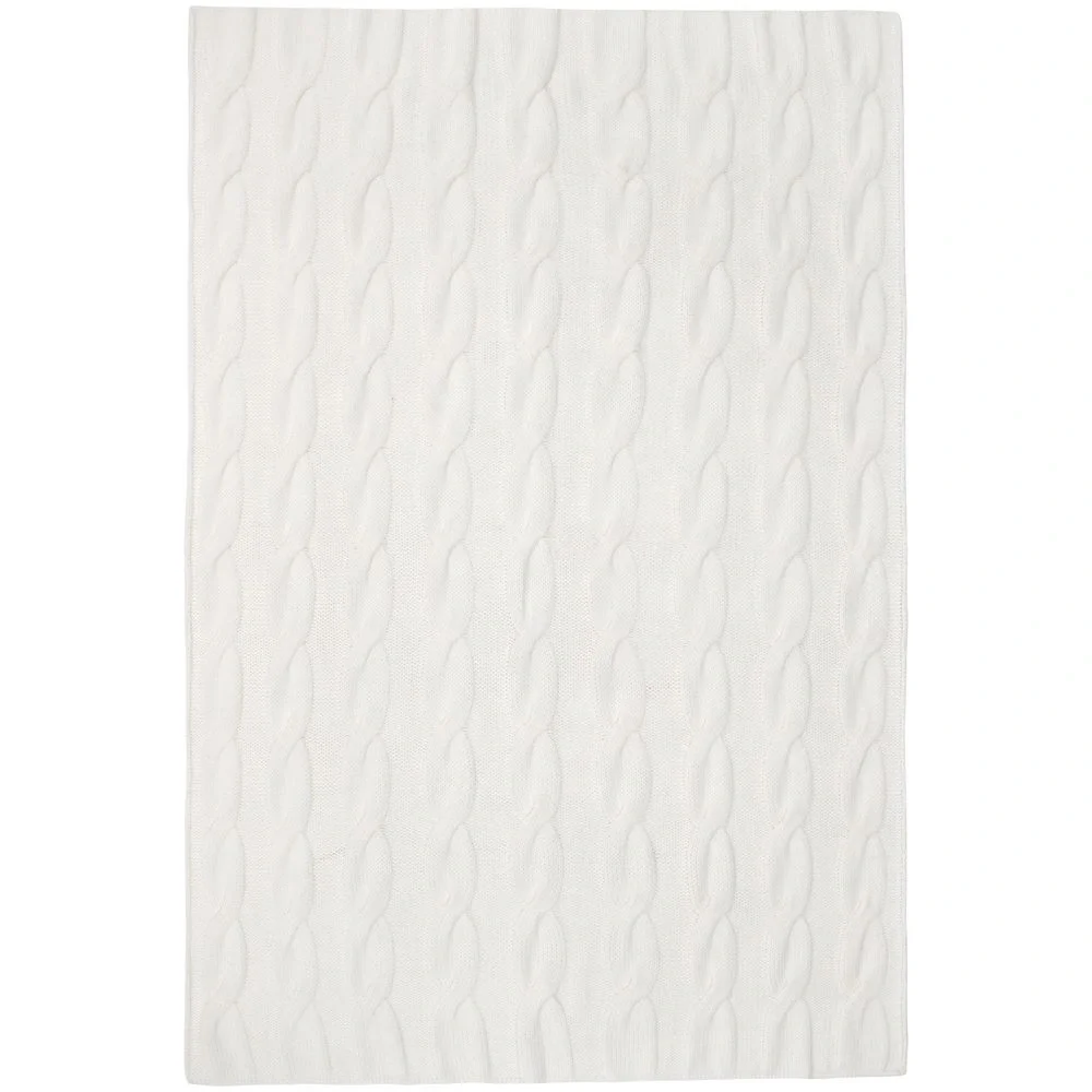 Плед Snefald, белый 120x180 см - фото 3