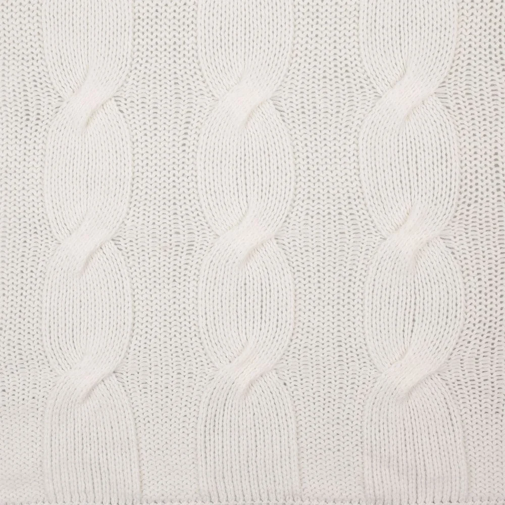 Плед Snefald, белый 120x180 см - фото 4