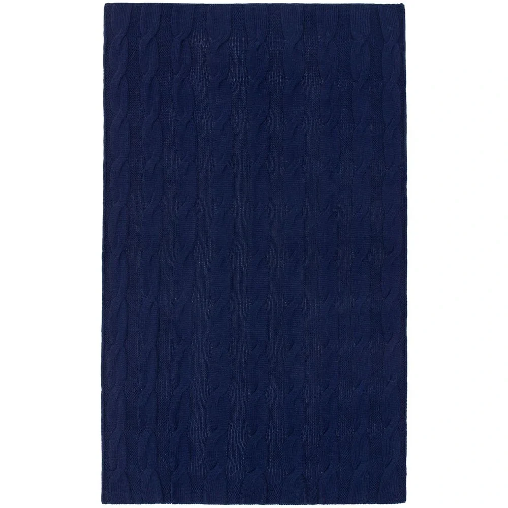 Плед Snefald, темно-синий 120x180 см - фото 3