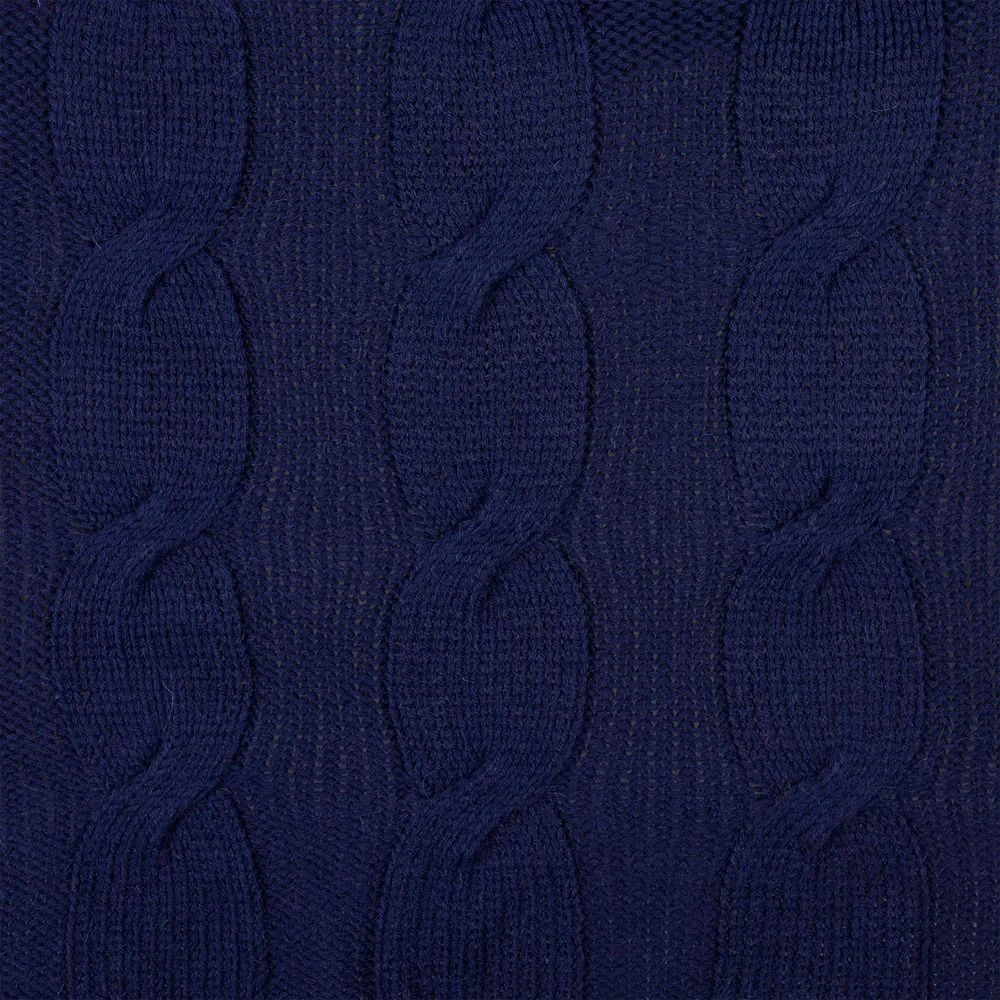 Плед Snefald, темно-синий 120x180 см - фото 4