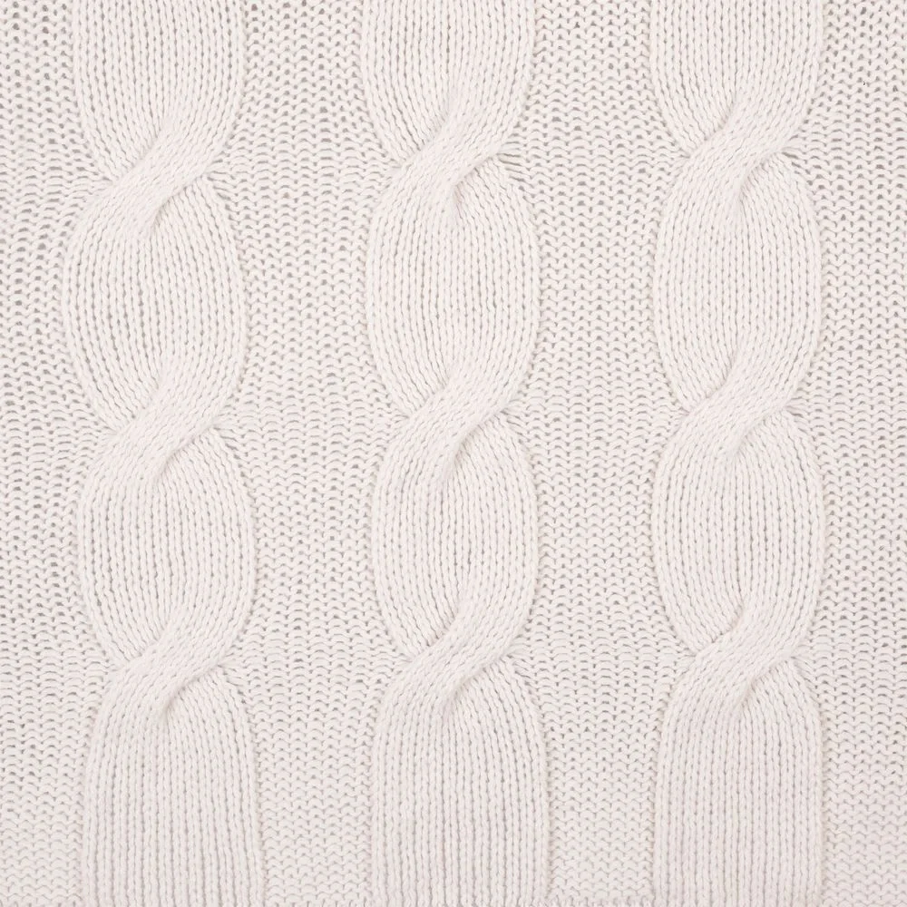 Плед Snefald, жемчужно-белый 120x180 см - фото 4