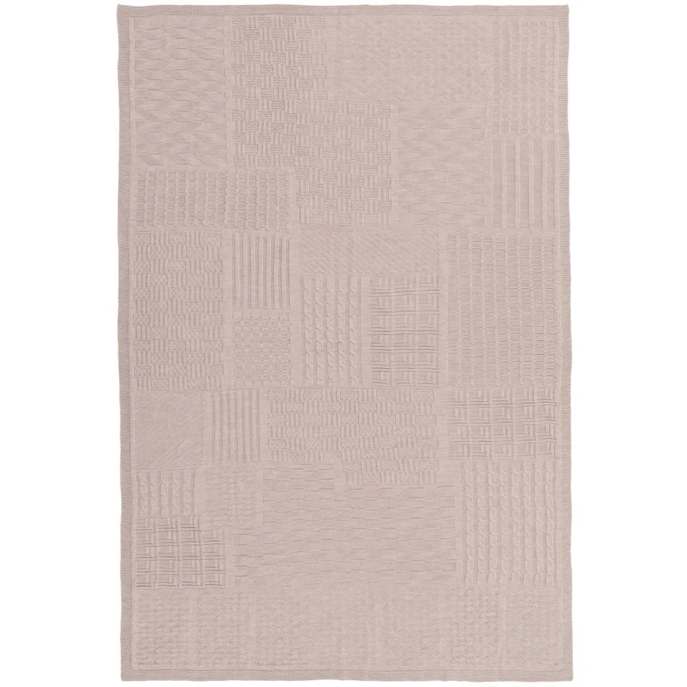 Плед Snippet, бежевый меланж 120х180см - фото 2