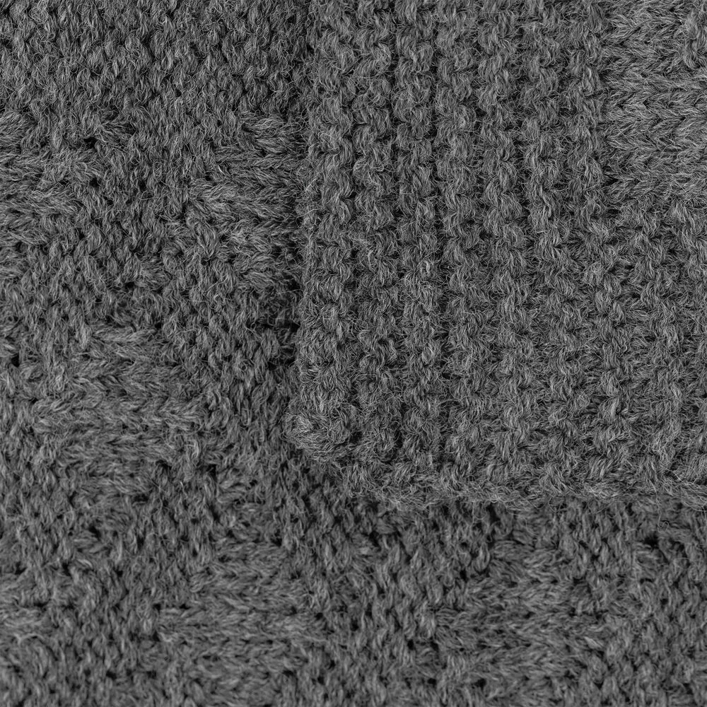 Плед Snippet, темно-серый - фото 4