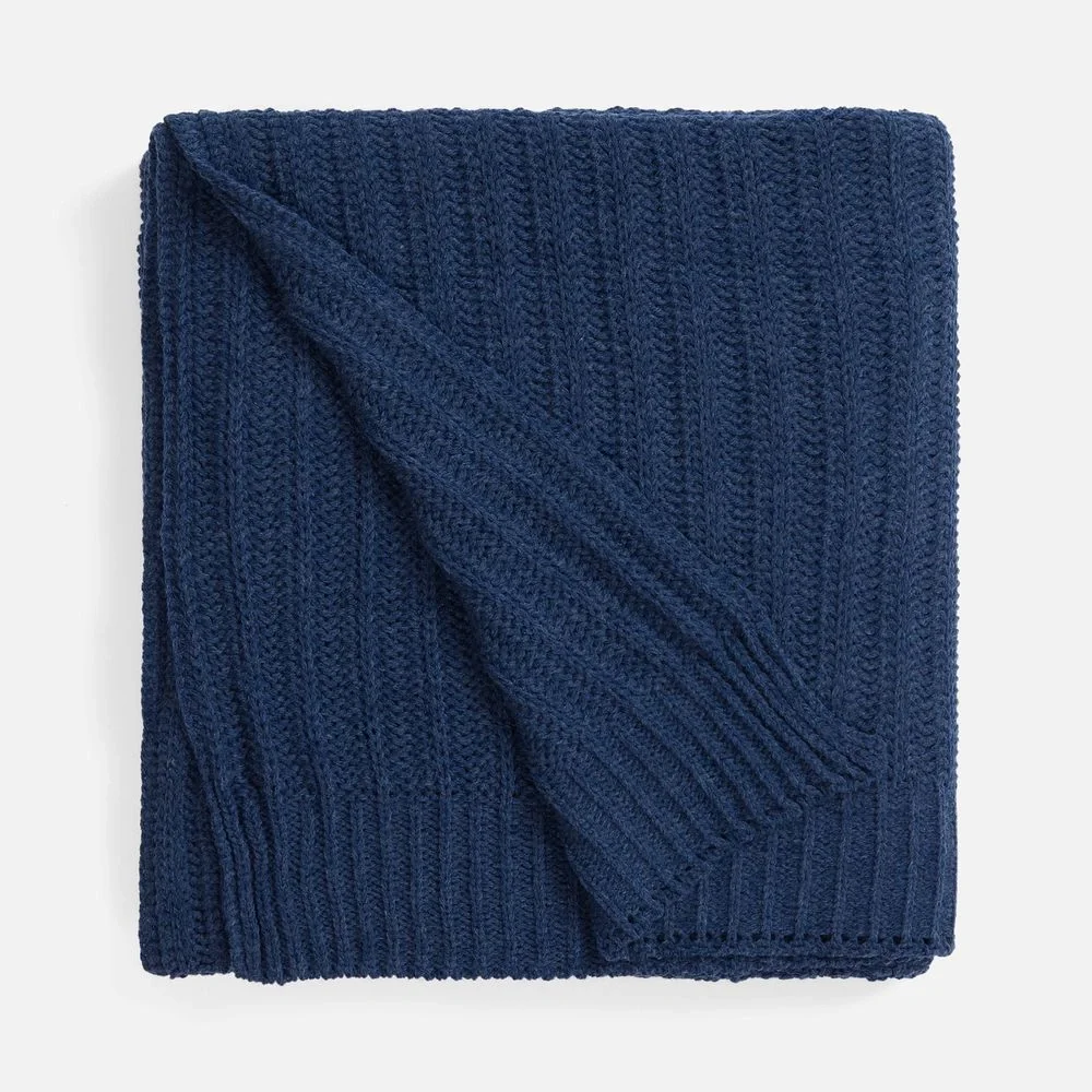 Плед Termoment, синий меланж 110х170 см - фото 1