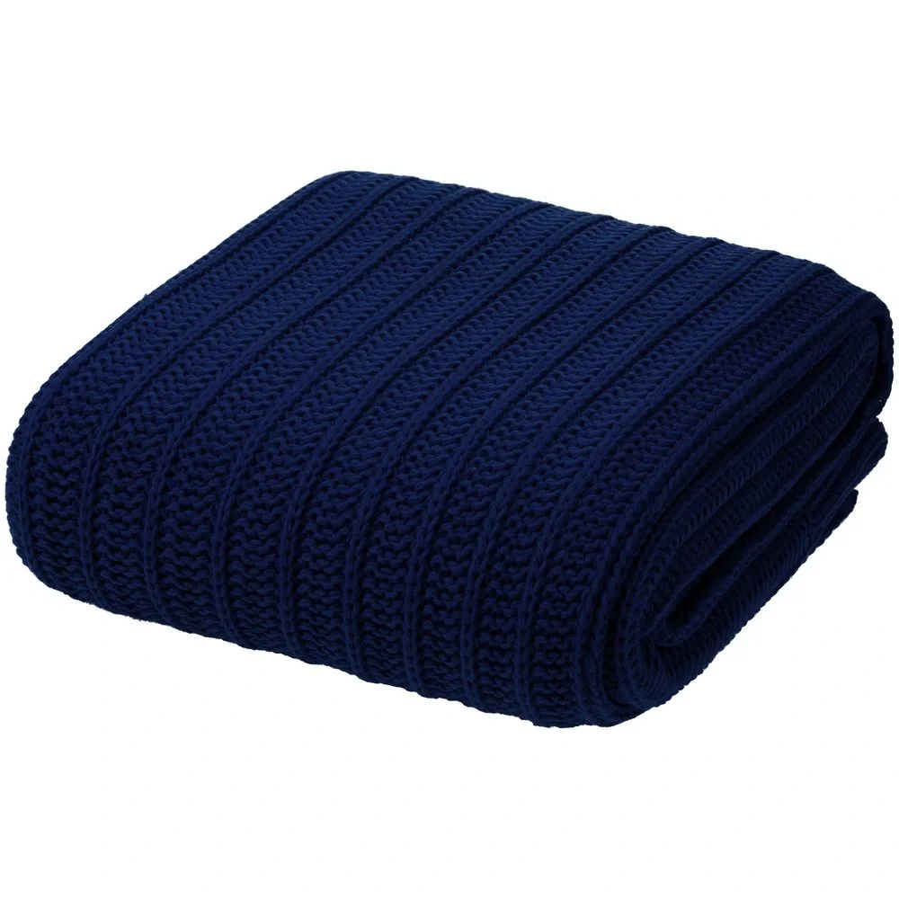 Плед Termoment, темно-синий 110х170 см - фото 6