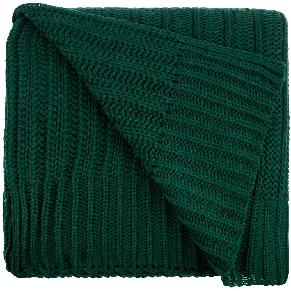 Плед Termoment, темно-зеленый 110х170 см - фото 1