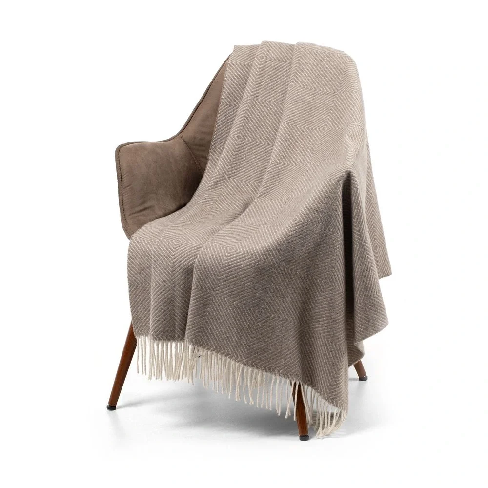 Плед «Тренто», бежевый 140х200 см - фото 5