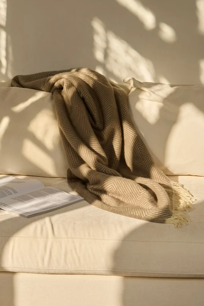 Плед «Тренто», бежевый 140х200 см - фото 6