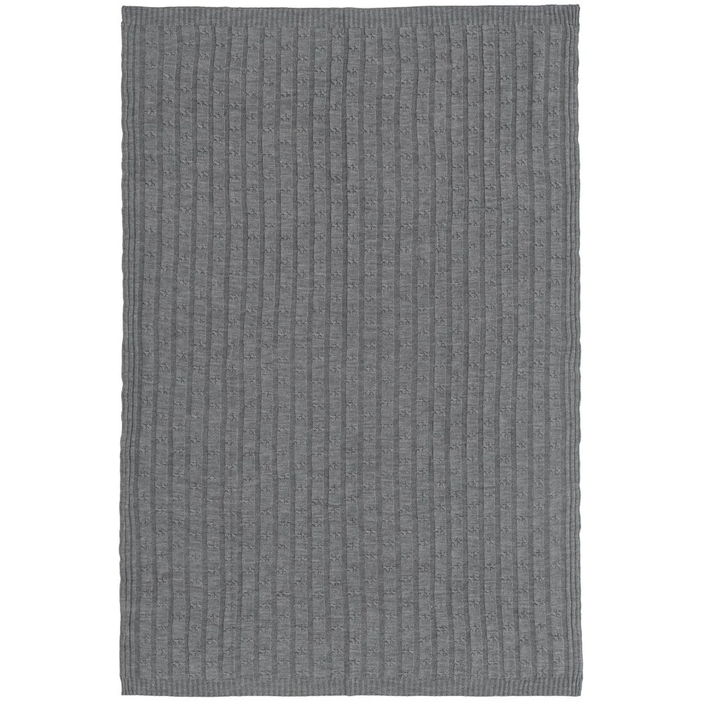 Плед Trenza, серый 110х170 см - фото 4