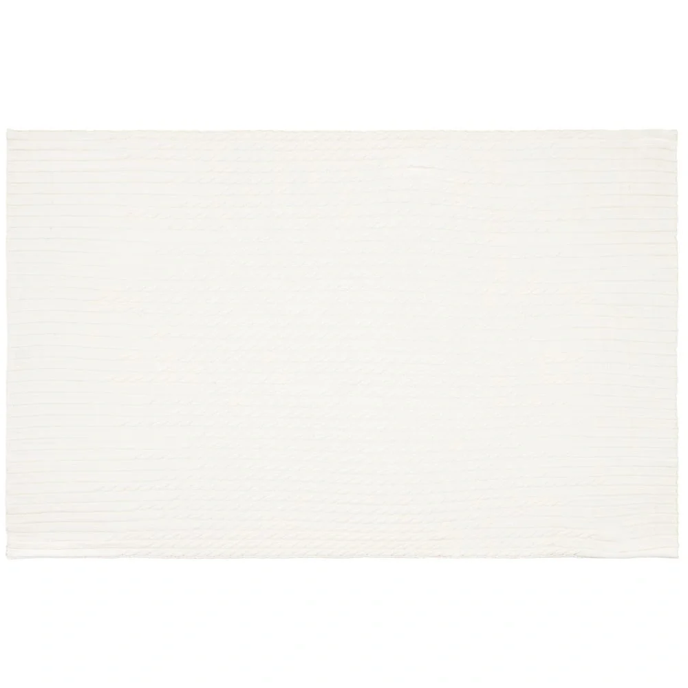 Плед Tressa, белый (молочный) 110x170 см - фото 4