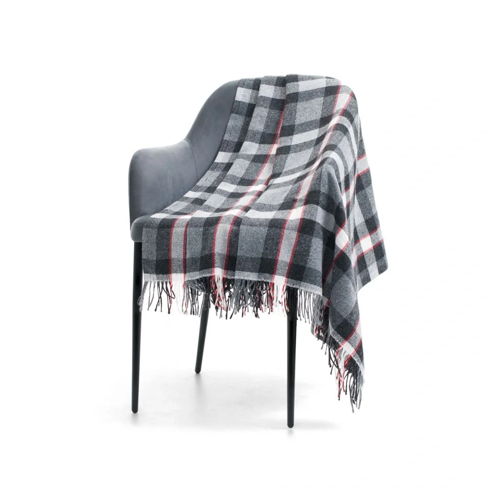 Плед «Валдай», серый 150х200 см - фото 4