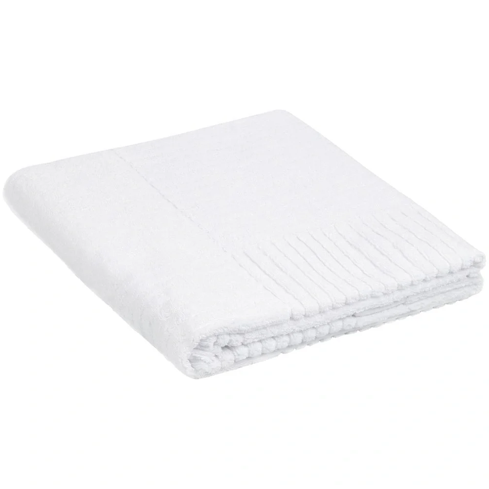 Полотенце Farbe, большое, белое 70х140 см - фото 1