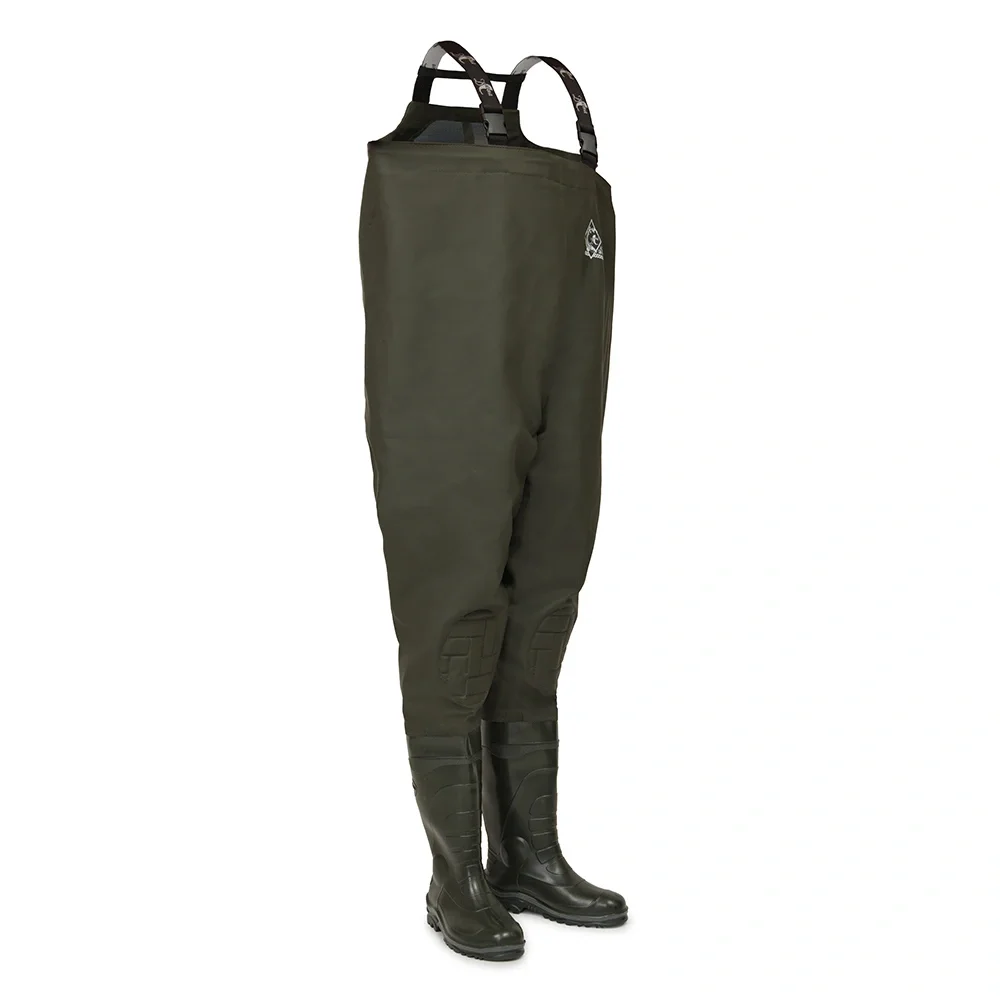 Полукомбинезон рыбацкий ПВХ/Винитол модель 152 (ДЮНА) оливковый - фото 1