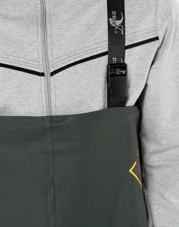 Полукомбинезон рыбацкий ПВХ/Винитол модель 152 (ДЮНА) оливковый - фото 5