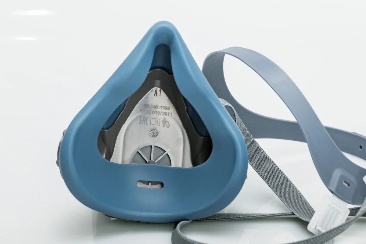 Полумаска защитная силиконовая О2 8703 размер L (аналог 3M-7503) - фото 3