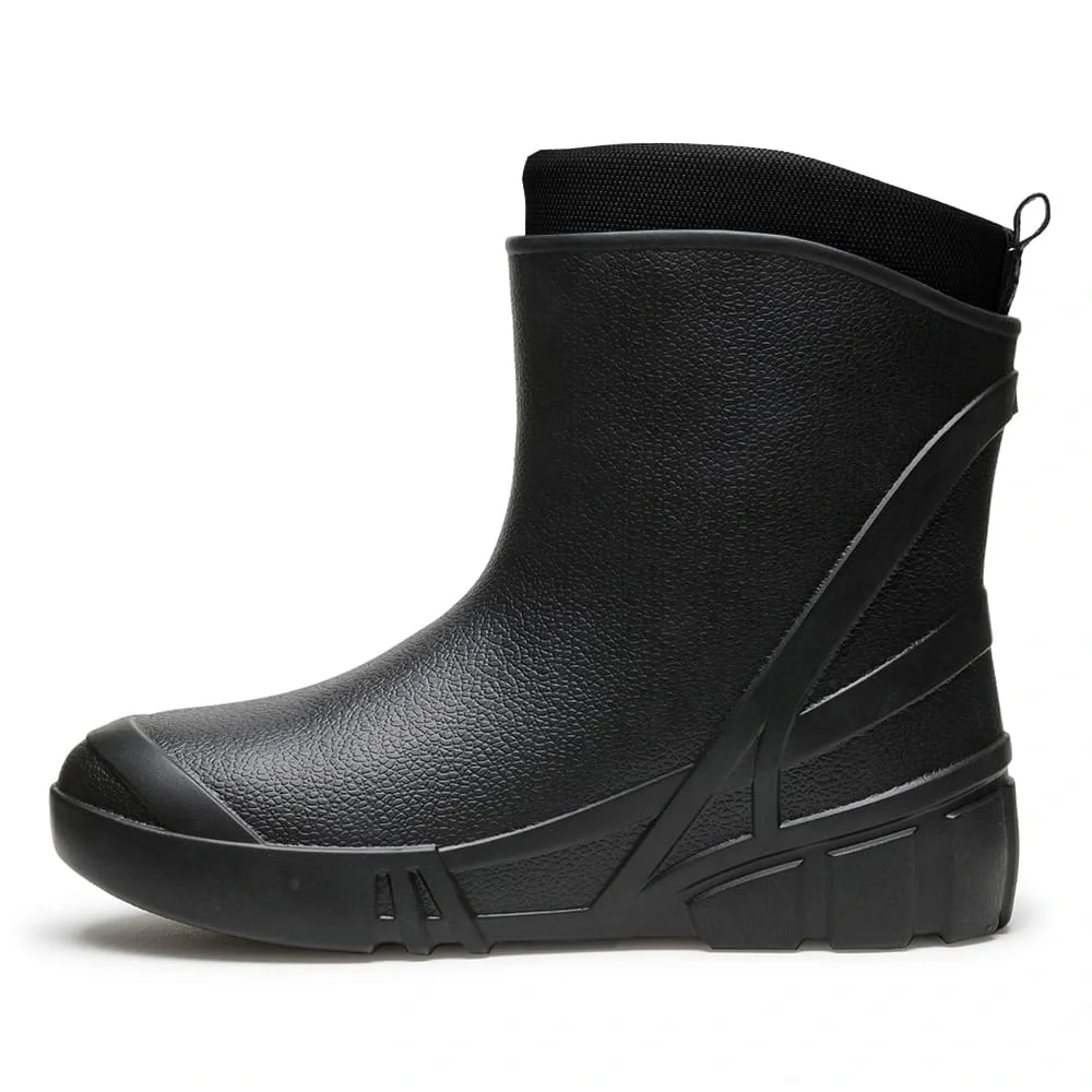 Полусапоги ЭВА модель 480У (ДЮНА) утепленные, черные - фото 3