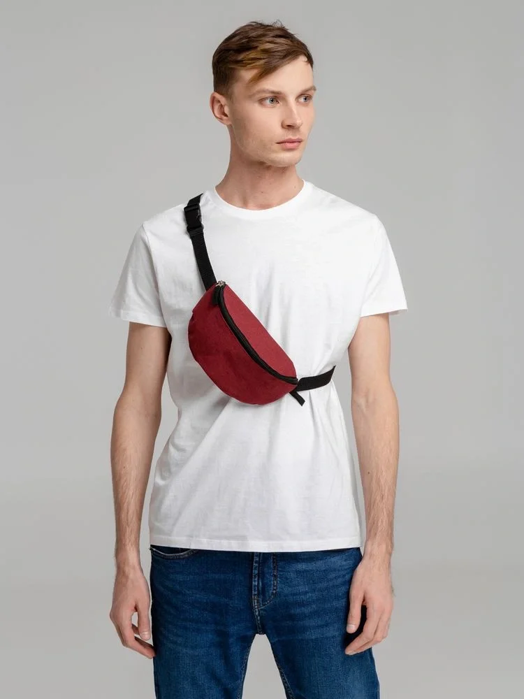 Поясная сумка Handy Dandy, бордовая - фото 5