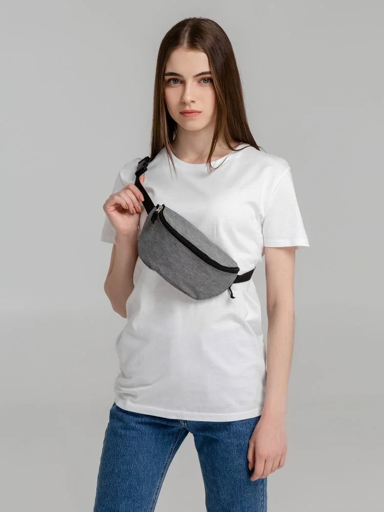 Поясная сумка Handy Dandy, серая - фото 4