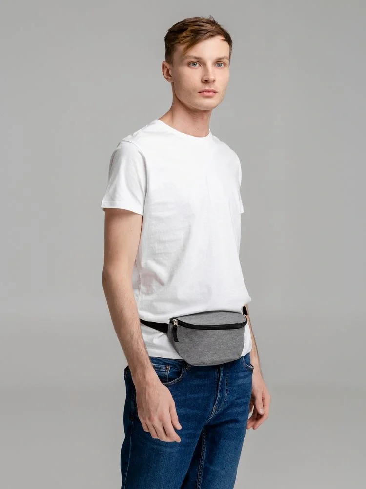 Поясная сумка Handy Dandy, серая - фото 6