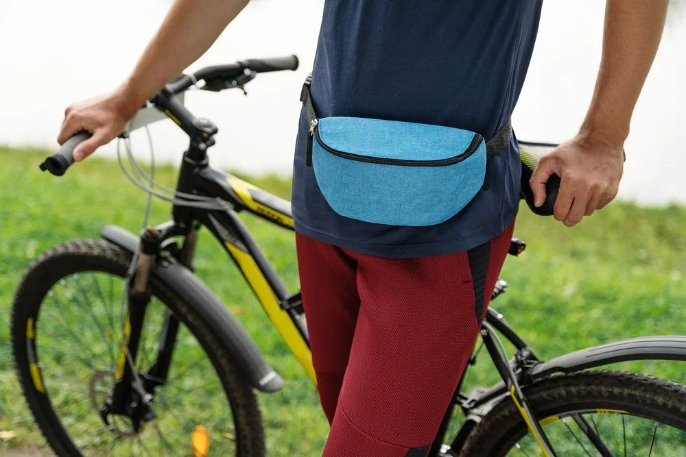 Поясная сумка Handy Dandy, синяя - фото 9