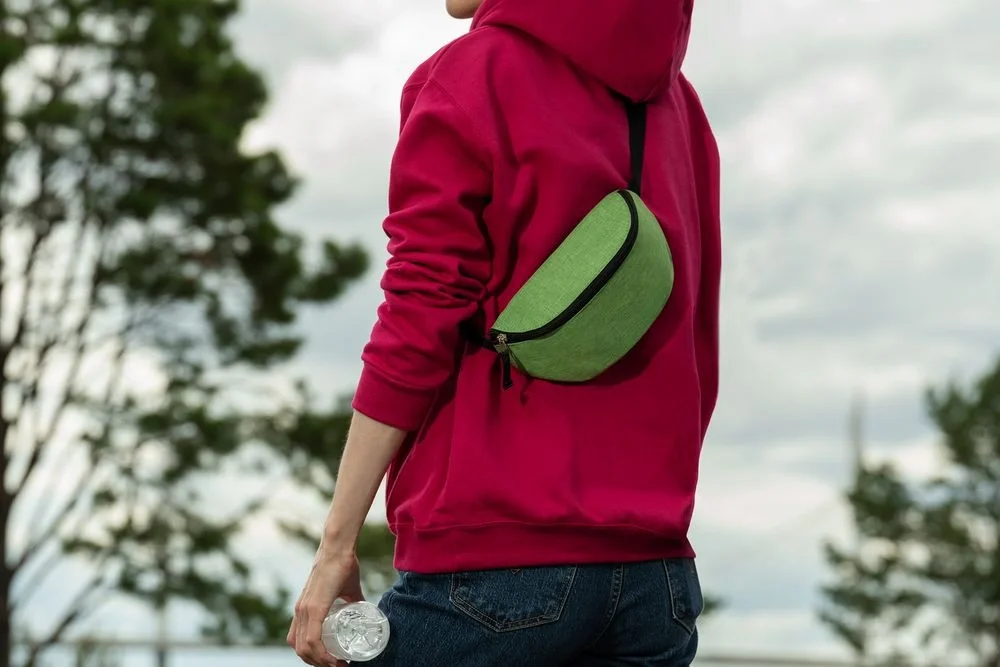 Поясная сумка Handy Dandy, зеленая - фото 4