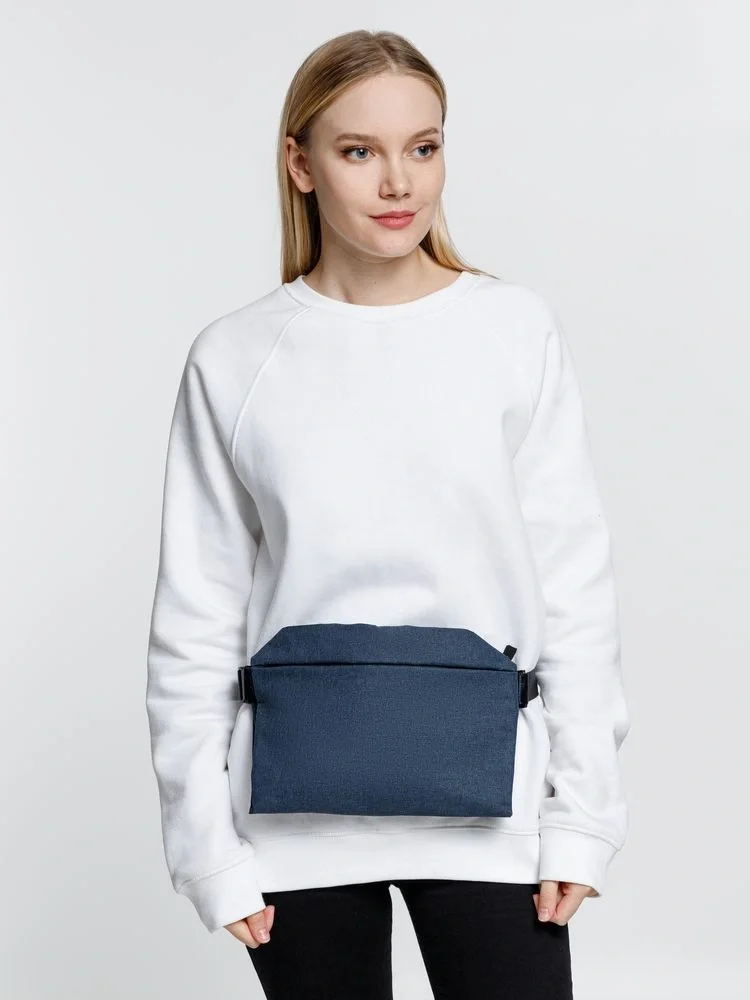 Поясная сумка Remark L, синяя - фото 10