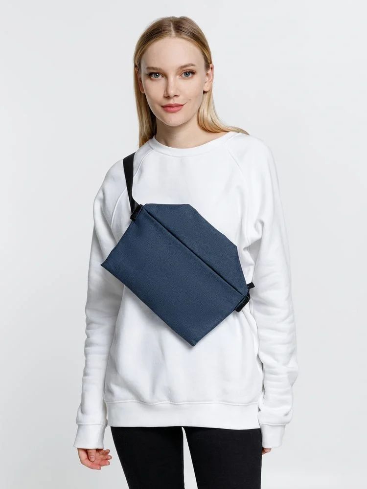 Поясная сумка Remark L, синяя - фото 11