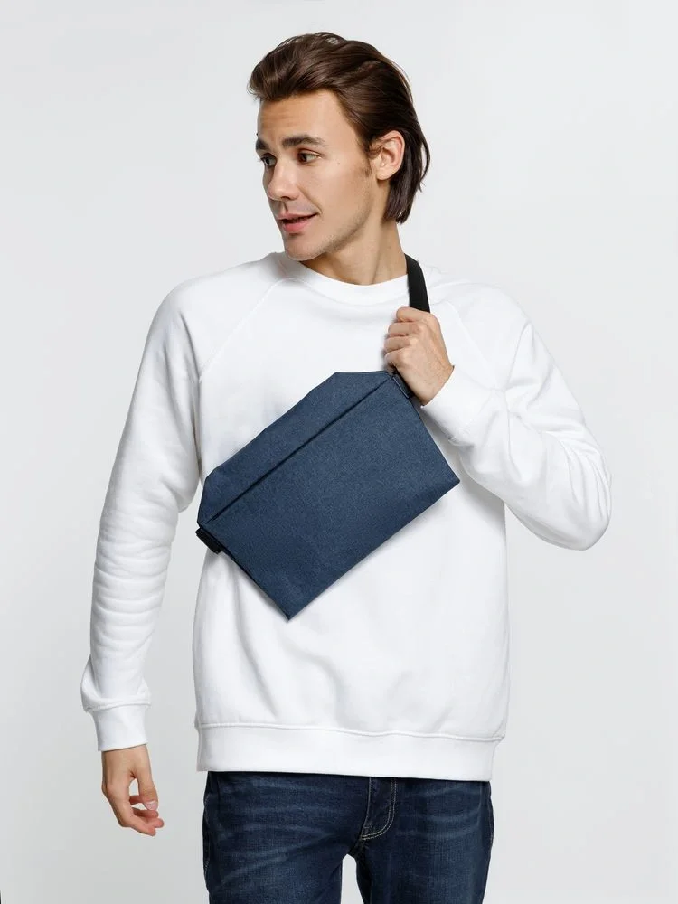 Поясная сумка Remark L, синяя - фото 12