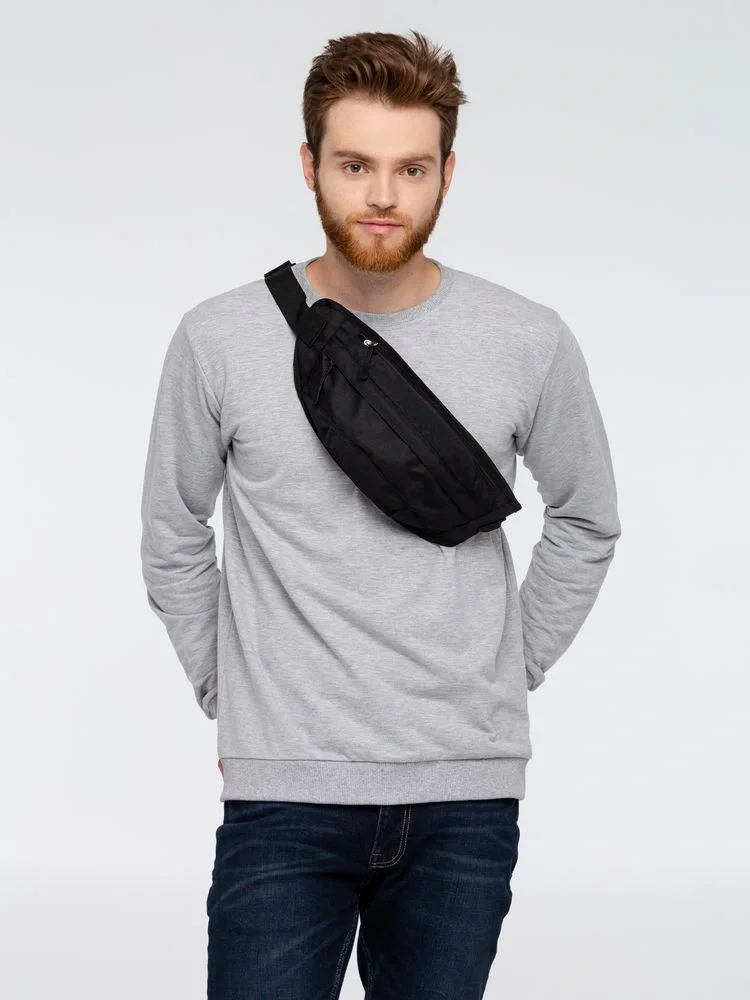 Поясная сумка Urban Out, черная - фото 5